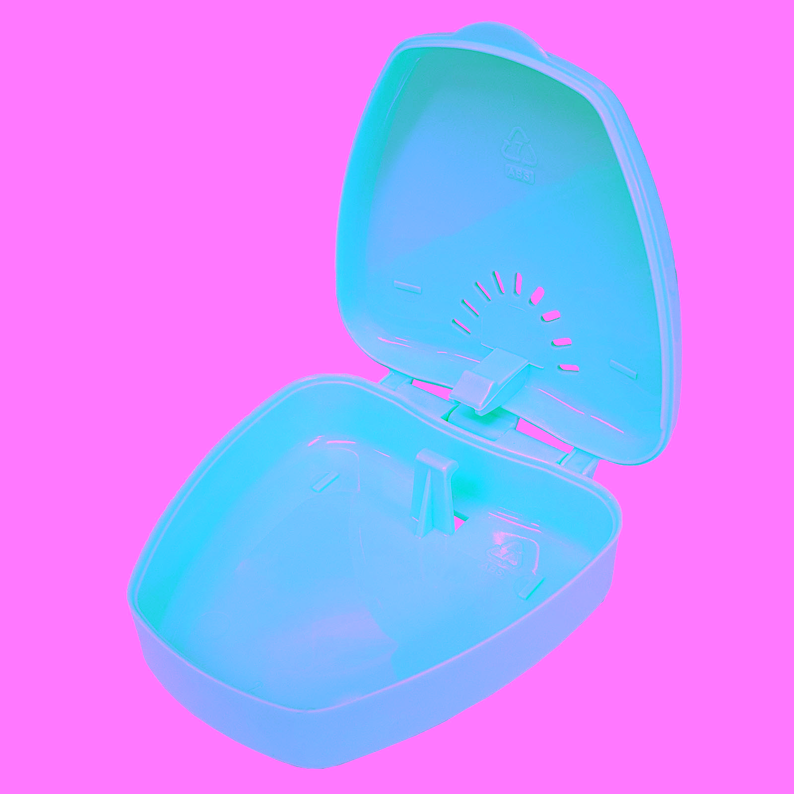Caja de Bolsillo Azul Turquesa