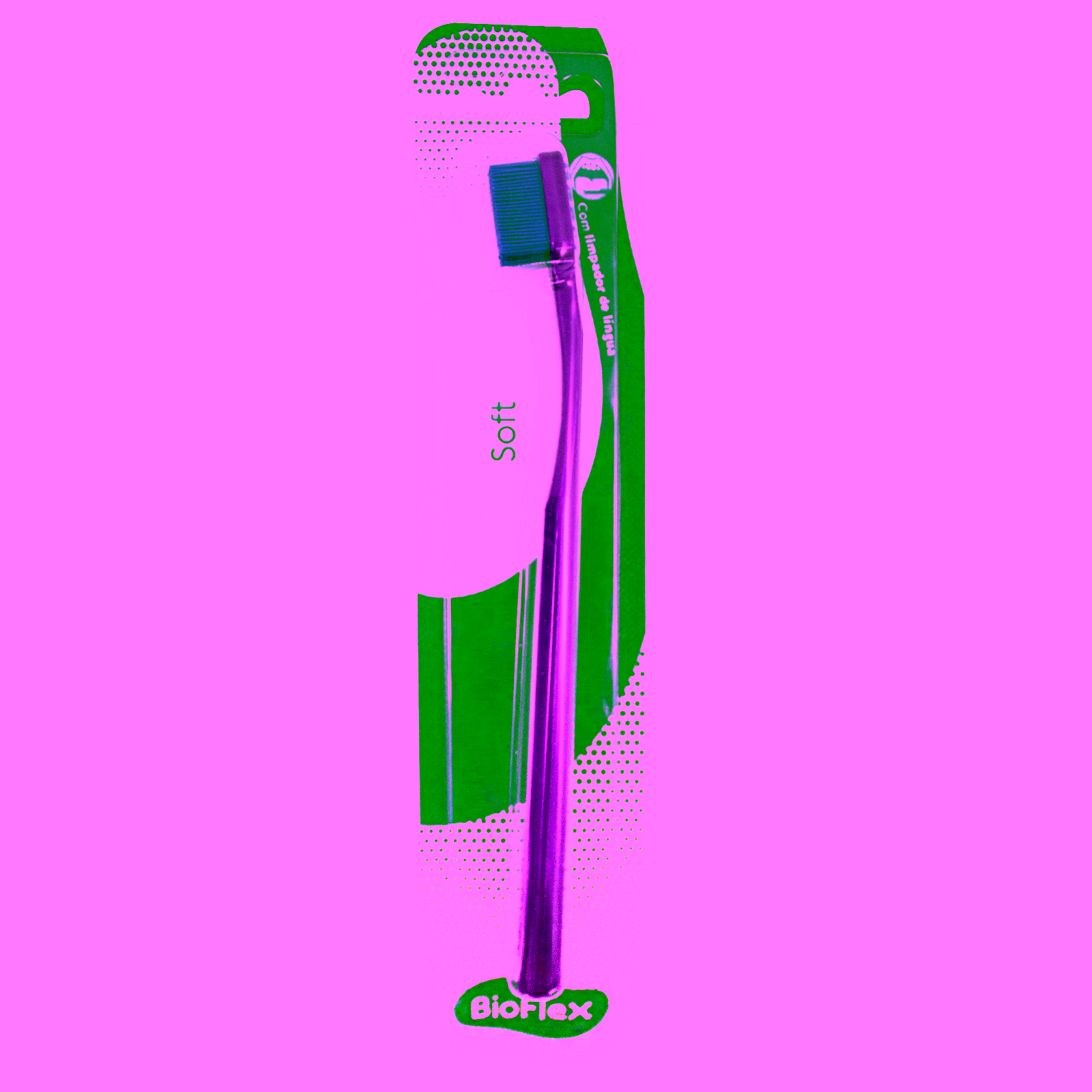 Cepillo Dental Bioflex Suave Rosa/Púrpura
