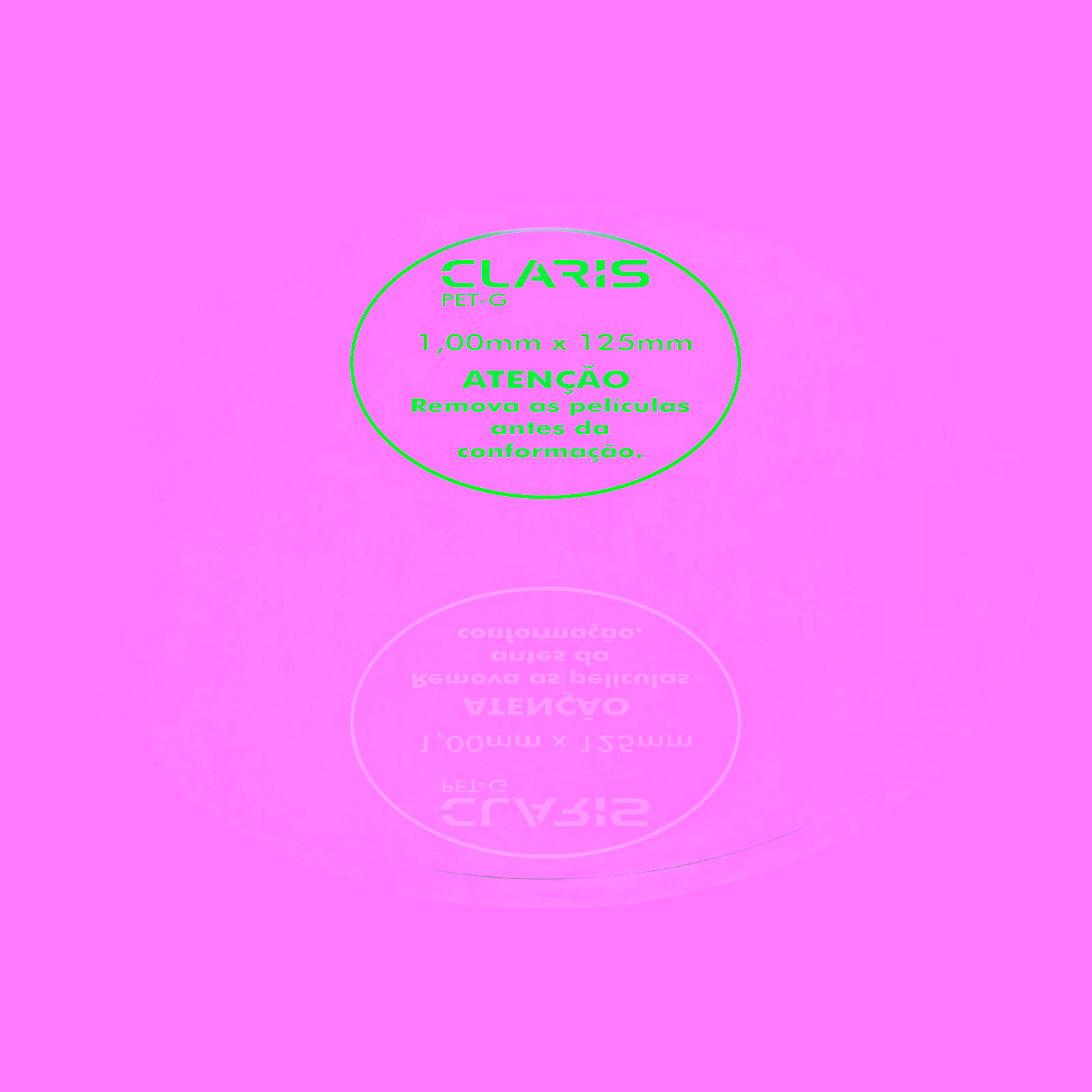 Claris Placa PETG 1,00 mm Ø125mm