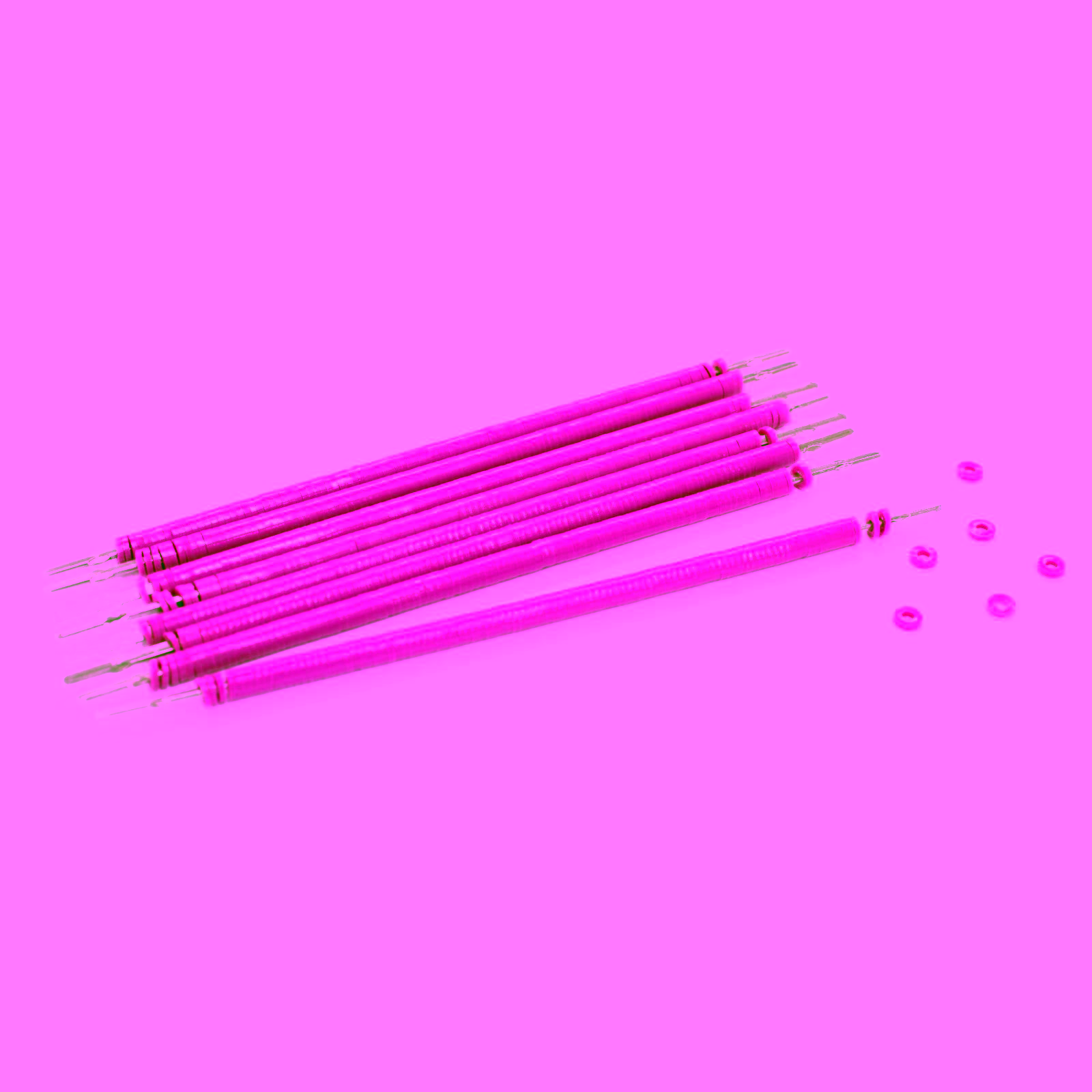 Elástico Ligadura en Bastón Rosa