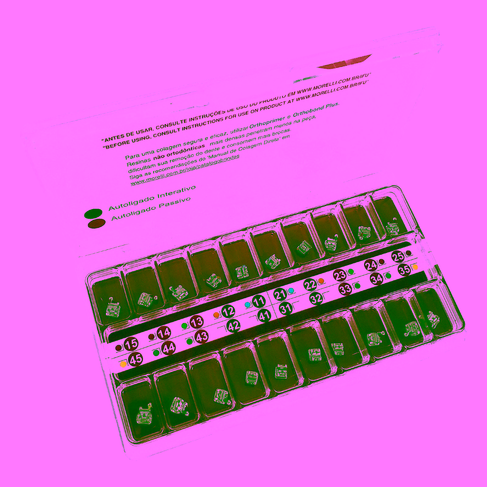 Kit de Brackets 01 caso Prescripción M.B.T. SLH.022" Gancho Can./Prés