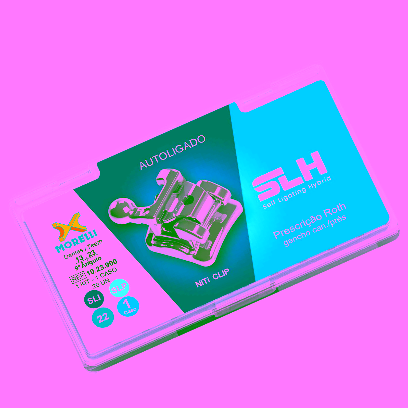 Kit de Brackets 01 caso Prescripción Roth SLH.022" Gancho Can./Prés