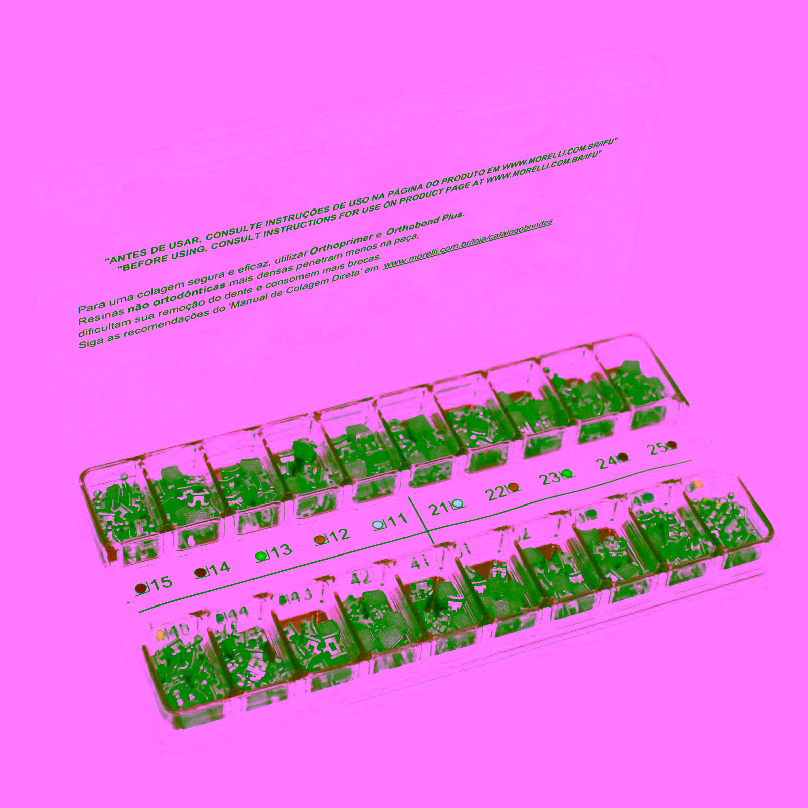 Kit de Brackets 10 casos Prescrición M.B.T. Max .022" Gancho Prés