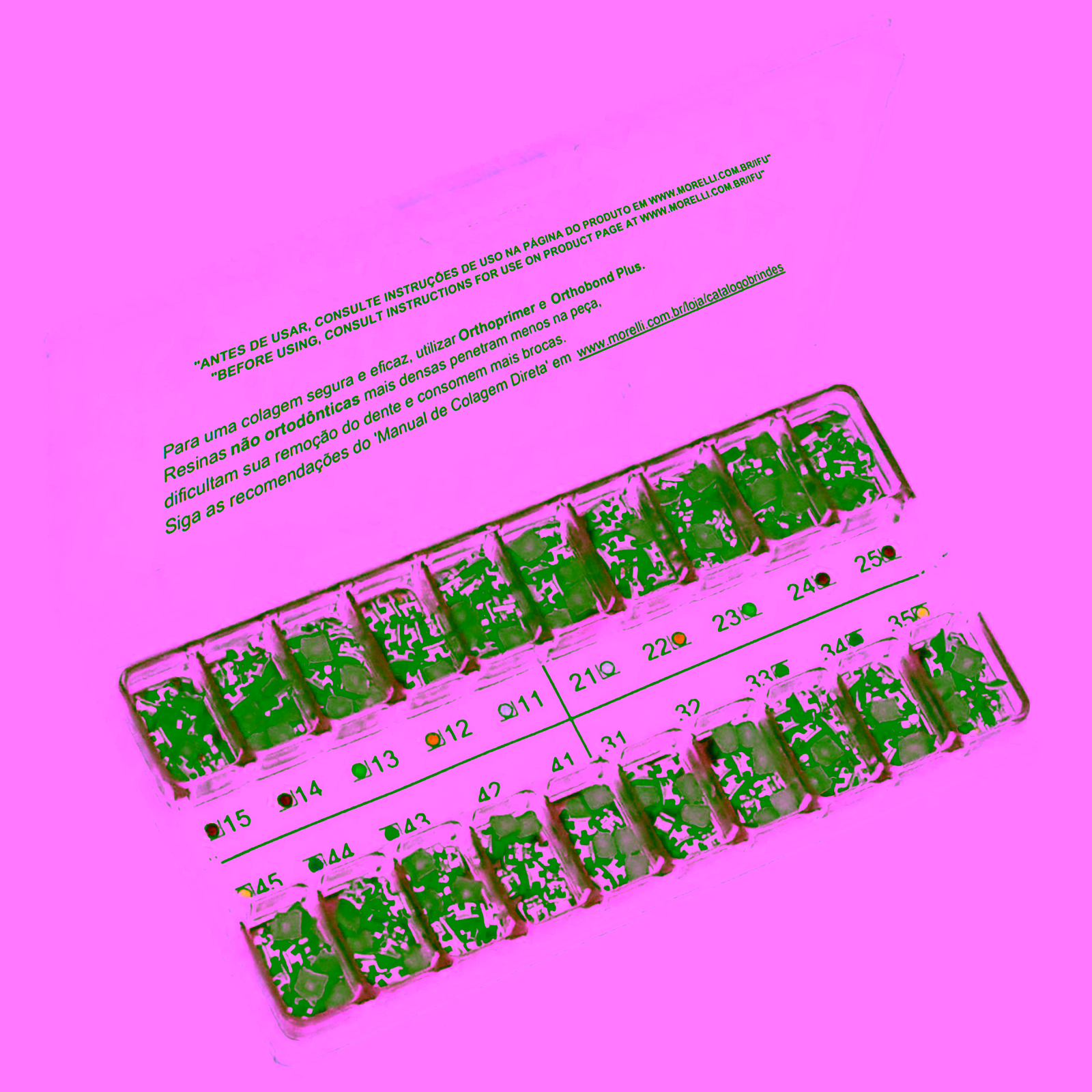 Kit de Brackets 10 casos Prescripción Capelozza Max Standard III .022" Gancho Can./Prés