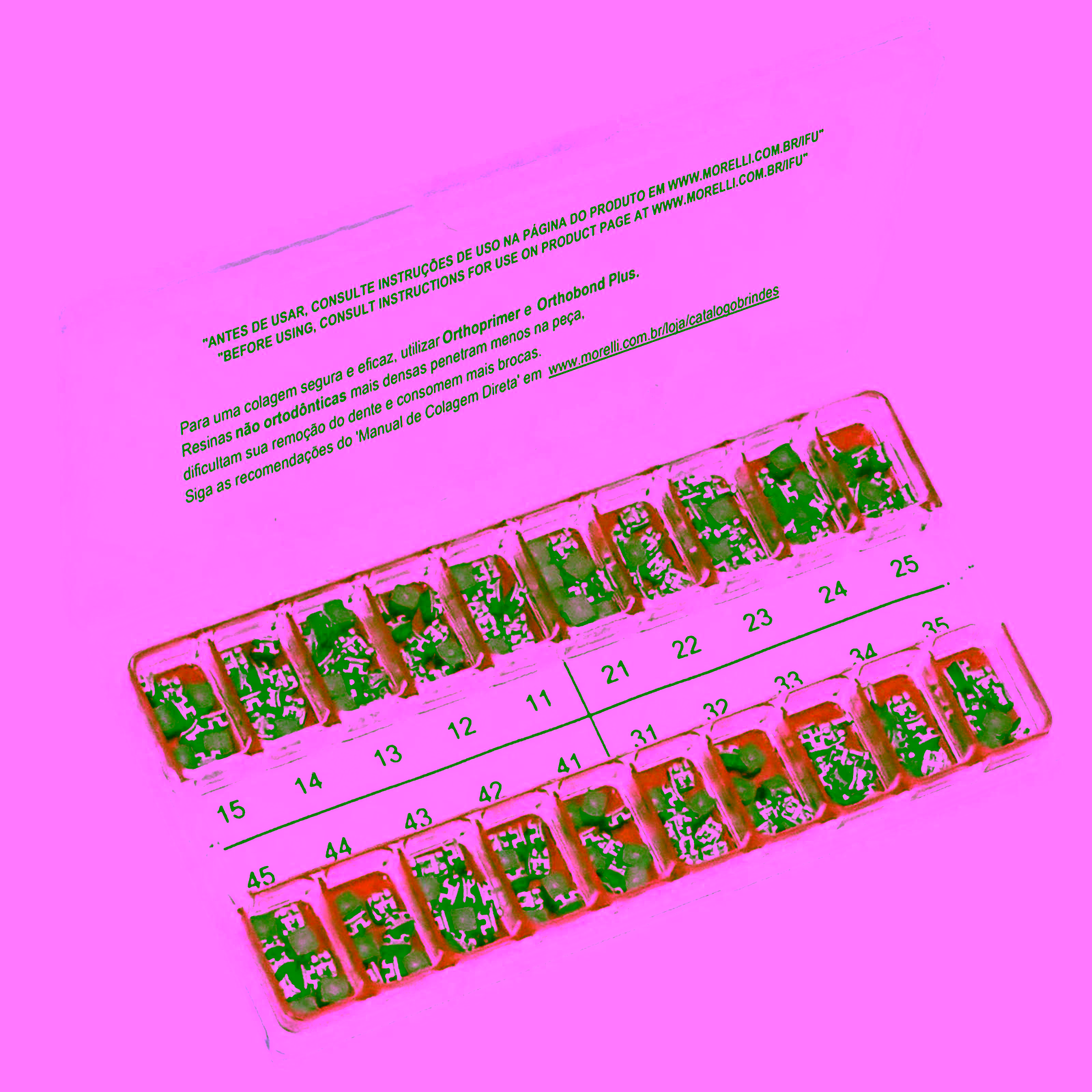 Kit de Brackets 10 casos Prescripción Edgewise Slim Max .022" Gancho Can.