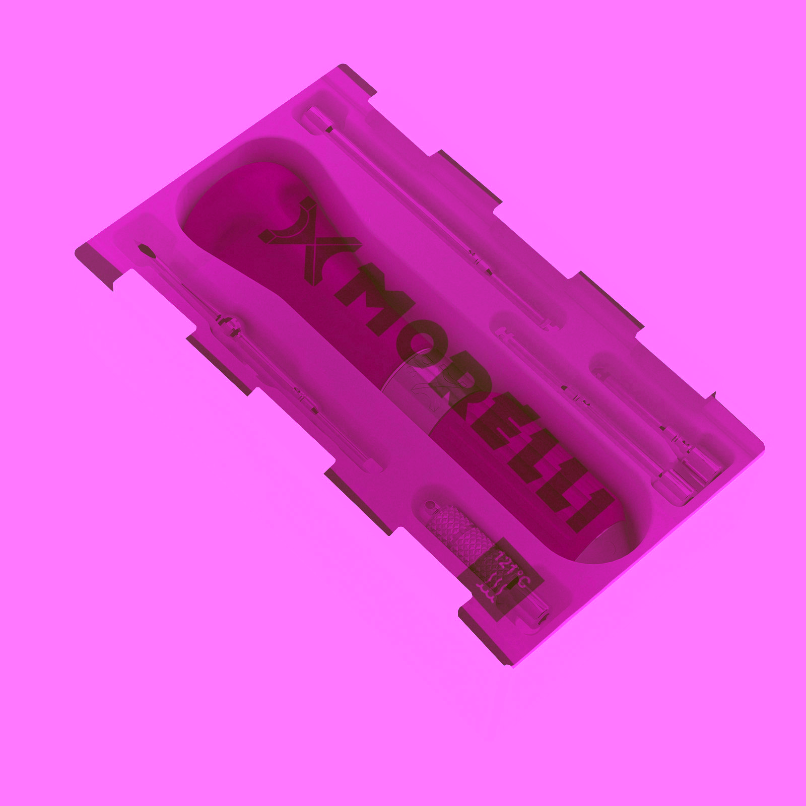 Kit de herramientas para minitornillo ortodóncico rosa
