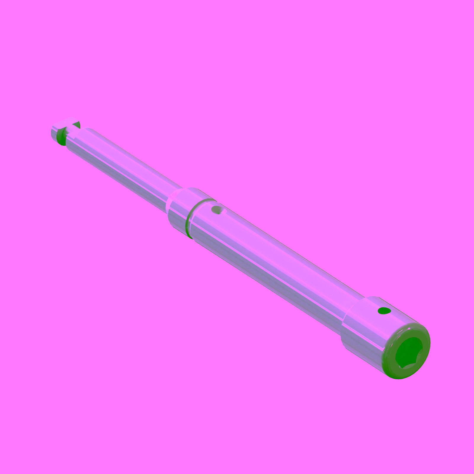 Llave hexagonal tallo medio