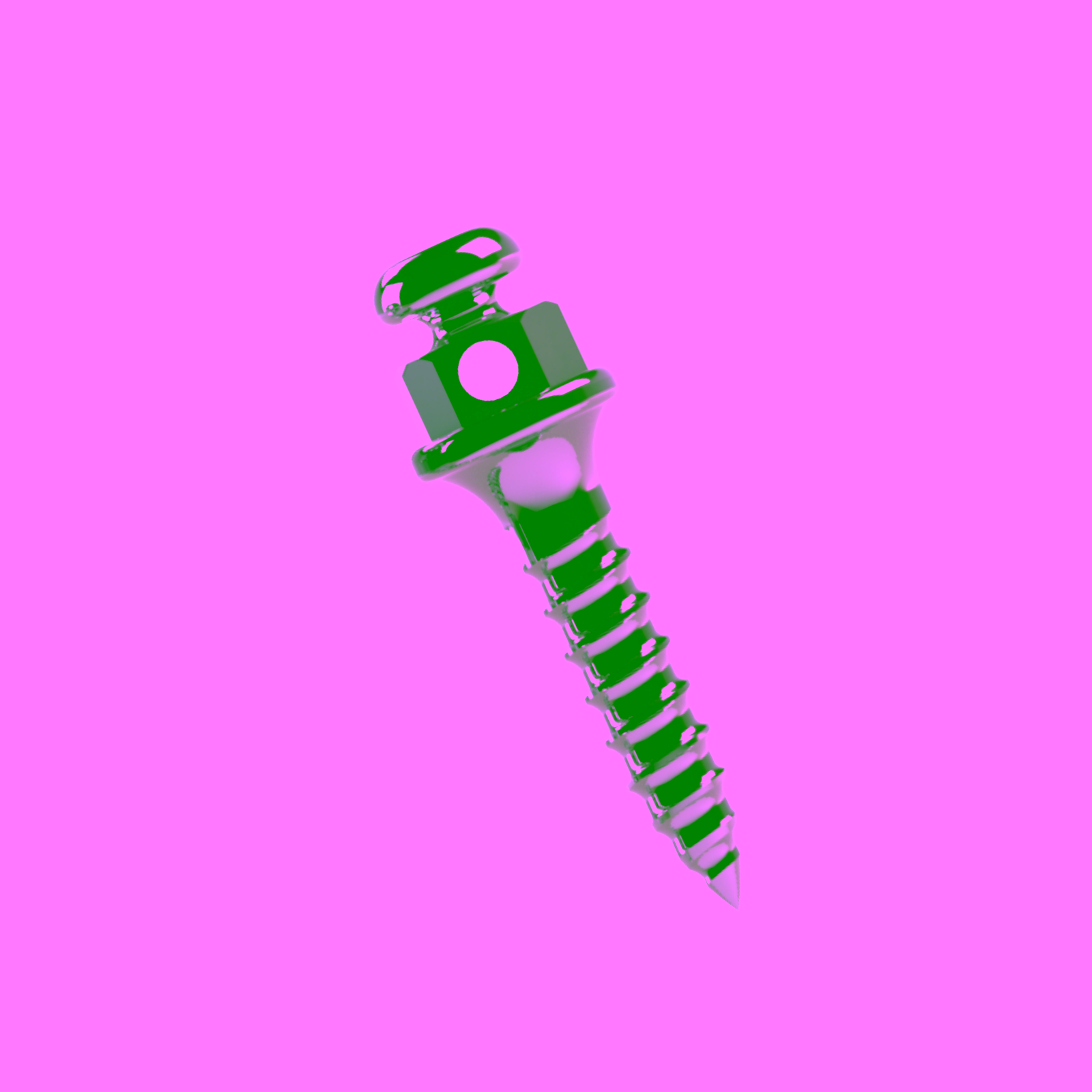 Mini Tornillo Ortodóncico (Long.: 6mm Transm.: 1mm Ø1.5mm)