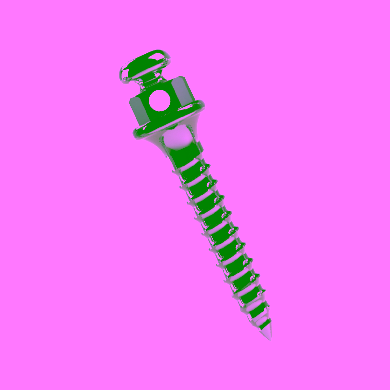Mini Tornillo Ortodóncico (Long.: 8mm Transm.: 1mm Ø1.5mm)
