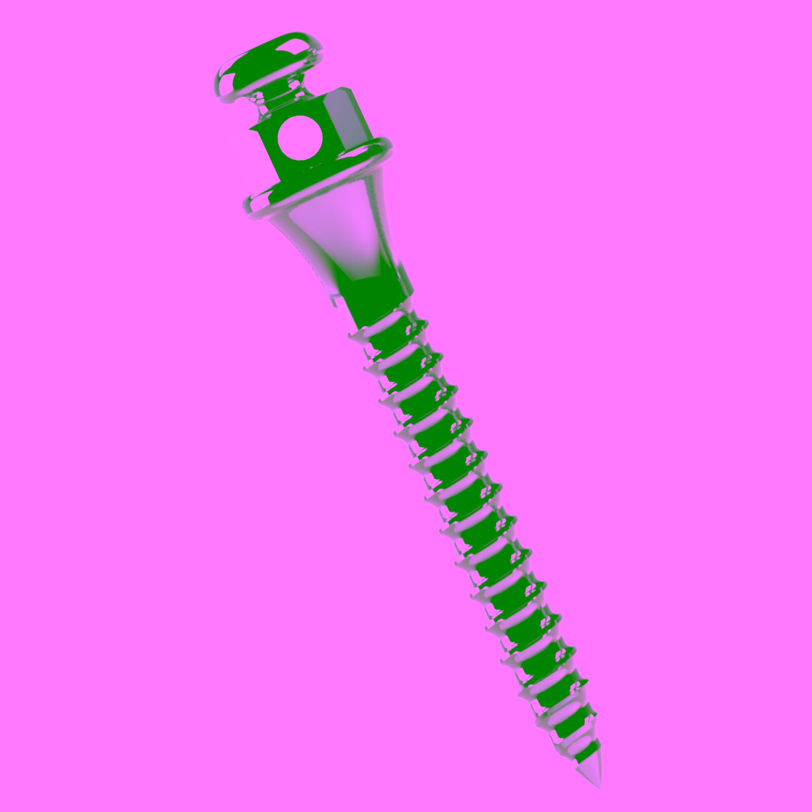 Mini Tornillo Ortodóncico (Long.: 10mm Transm.: 2mm Ø1.5mm)